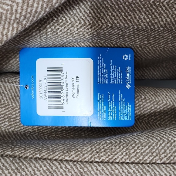 Columbia lodge dress chalk herringbone - Picture 4 of 9